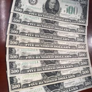 $500 Federal Reserve Notes – Rare Collectible Bills