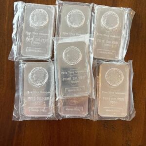 5 oz Silver Morgan Design Bars