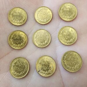 1945 Mexico 2 Pesos Gold Coin 🇲🇽 – Brilliant Collectible